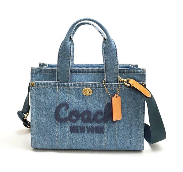 COACH デニム カーゴトート