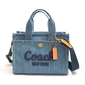 coach デニム カーゴトート