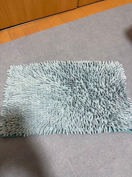 バスマット グリーン ふわふわ ニトリ