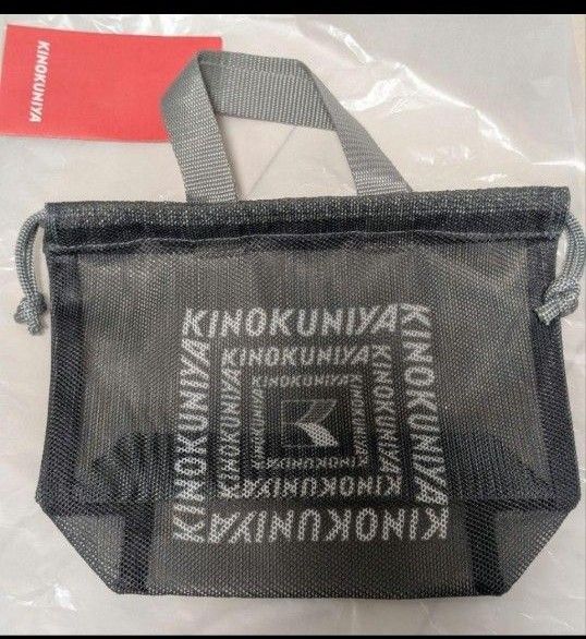 紀ノ国屋 メッシュ巾着バッグ