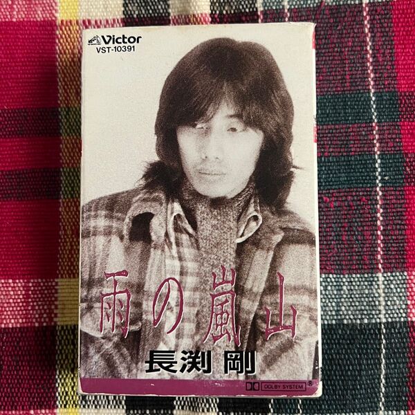 長渕剛 雨の嵐山 カセットテープ 歌詞カード付