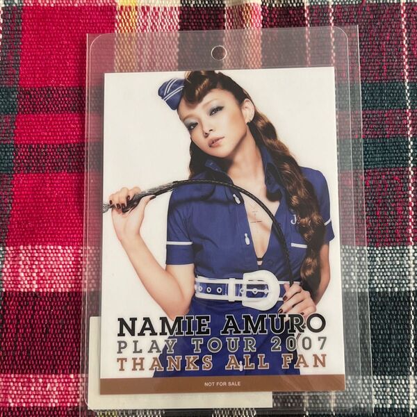 安室奈美恵 スタッフパス レプリカ 新品