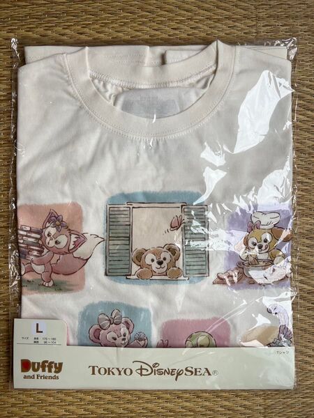 TDS限定★ダッフィー&フレンズ ★半袖Tシャツ Lサイズ ★未使用品
