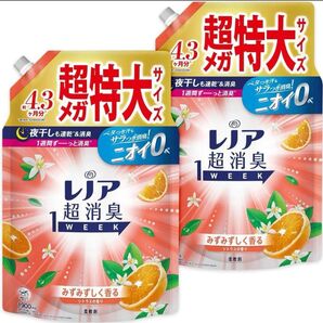 大容量 P&G レノア 超消臭1WEEK シトラスの香り 1900ml×2