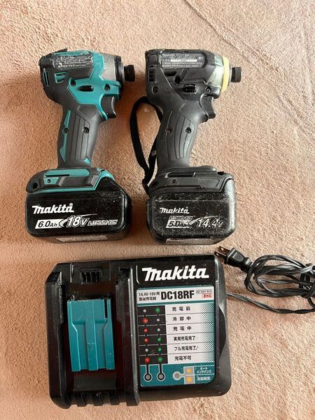 マキタ 18V TD173D, TD137D, DC18RF
