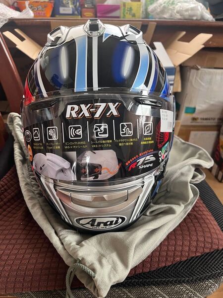 アライ フルフェイス RX7X NAKANO ナカノGP2 xlサイズ ヘルメット Arai RX7X ナカノ 61-62