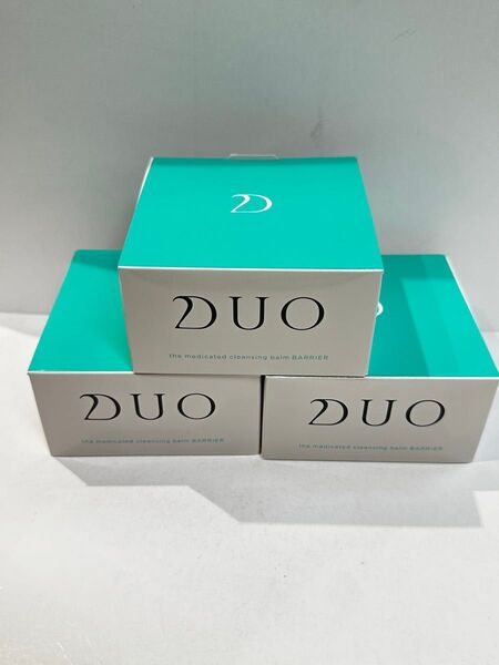 【3個セット】DUO ザ クレンジングバーム バリア 90g デュオ 緑