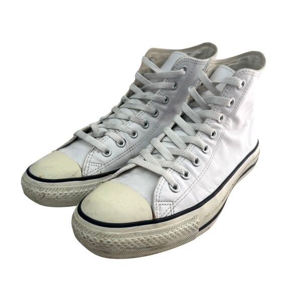 『CONVERSE』 / コンバース ALL STAR オールスター レザー ハイカット 白 スニーカー 27.5cm 9サイズ