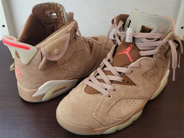 【美品】Travis Scott × NIKE airjordan6 26cm