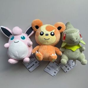 ポケモン プライズぬいぐるみ3点セット