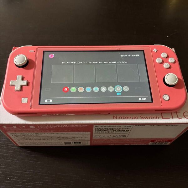 Switch Lite Nintendo ニンテンドースイッチライト スイッチライト 任天堂 コーラル ピンク ジャンク 箱付き