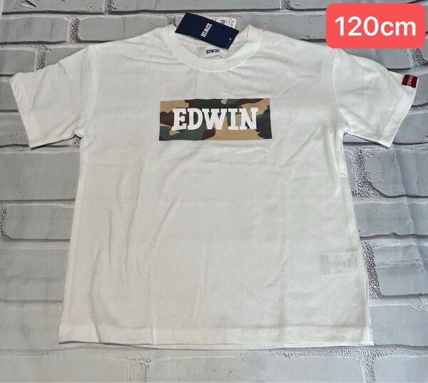 エドウィン EDWIN 半袖 女の子 男の子 120cm 半袖Tシャツ Tシャツ キッズ 子ども