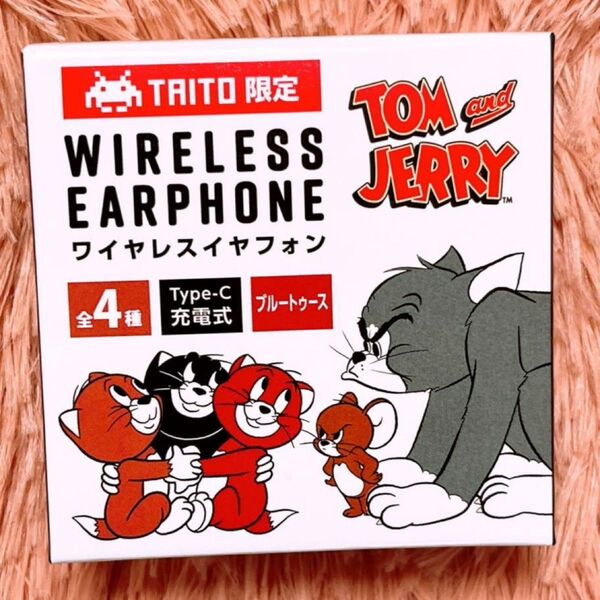 新品未開封☆トム&ジェリー ワイヤレス イヤフォン イヤホン TAITO タイトー 限定☆3匹の子猫☆Bluetooth