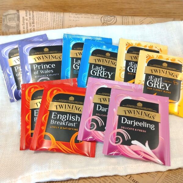 TWININGS 紅茶 BEST5 ティーバッグ 10袋セット