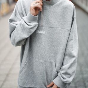 Subciety ハーフジップ スウェット グレー