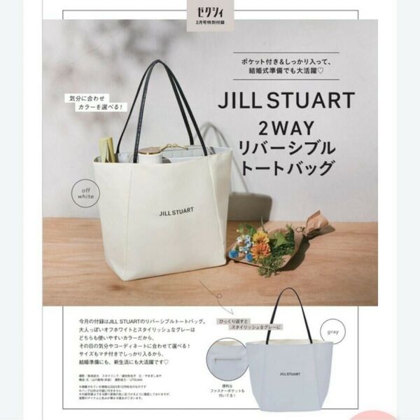 JILLSTUART ジルスチュアート リバーシブル バック
