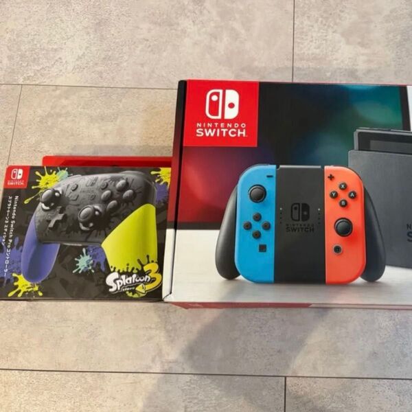 Nintendo Switch本体 旧型 + スプラトゥーン3 エディションプロコントローラ