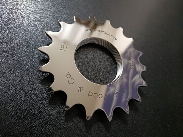 Phil WOOD track cog 3/32 18T フィルウッド コグ
