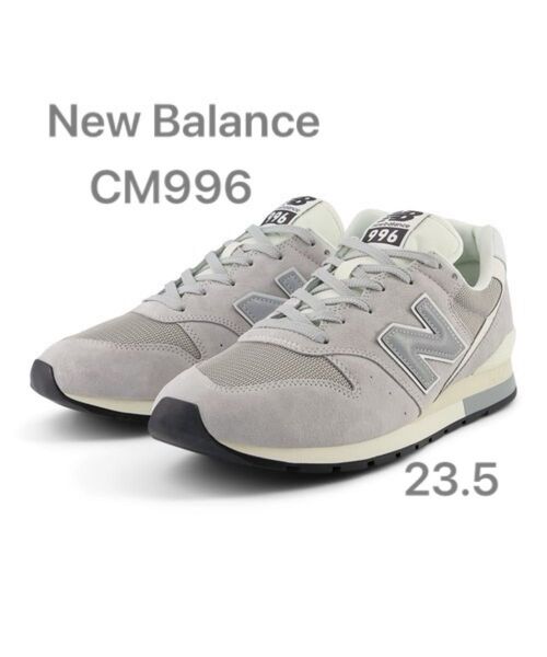 New Balance スニーカー 996 グレー 23.5cm