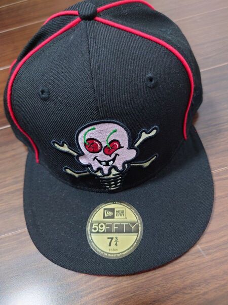 NEW ERA 59FIFTY アイスクリーム キャップ ブラック 7 3/4