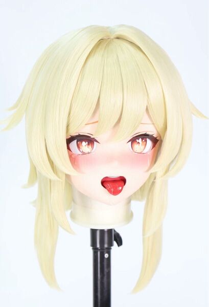 【在庫あり】原神 蛍 全頭面 3個顔交換 着ぐるみ コスプレマスク 鍵つきkigurumi
