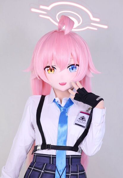 【全頭面】 小鳥遊ホシノ 着ぐるみ マスク コスプレ コスチューム 鍵つき