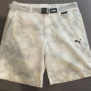 PUMA ゴルフ メンズ ショートパンツ ホワイト系 カモフラ