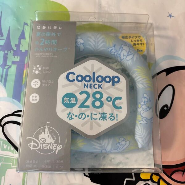 新品 ディズニーストア Cooloop NECK ネックリング ネッククーラー ドナルド Mサイズ