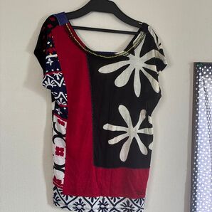 #Desigual カットソー 総柄 トップス