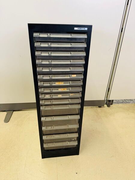 フロアケース A4 15段 AVANTTE スチール製 キャビネット 引き出し 書類ケース 工具入れ レターケース