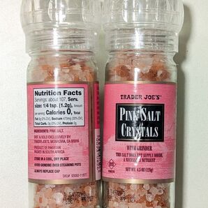 最終:トレーダージョーズ Pink Salt Crystals 128g x 2本