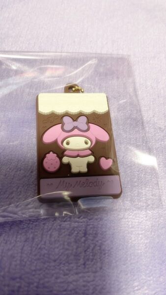 サンリオ キャラパキ マイメロディ ラバーキーホルダー