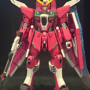 ガンプラ ジャンク プラモデル 1/144 HGCE ZGMF-X19A インフィニットジャスティスガンダム クリーニング済