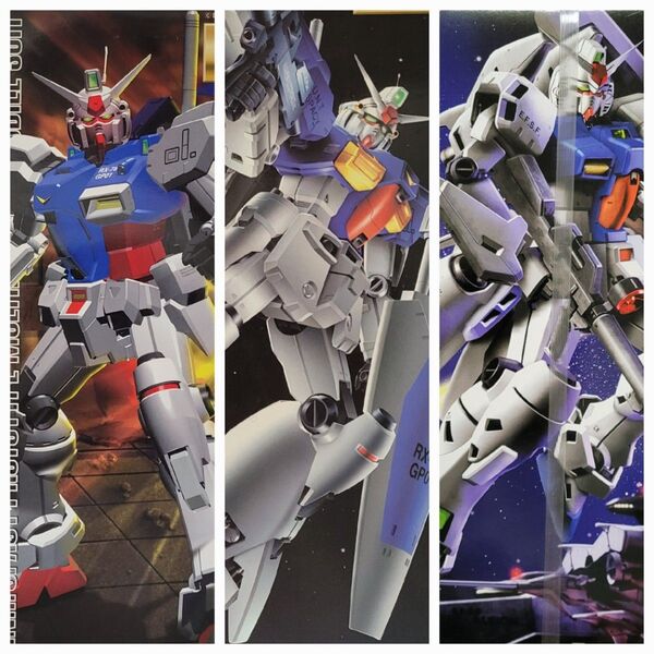 未組立 MG ゼフィランサス GP01 フルバーニアン GP01Fb ステイメン GP03S 3種 セット