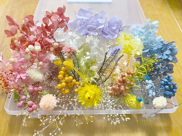 201 花材詰め合わせプリザーブド ドライ ハーバリウムレジン