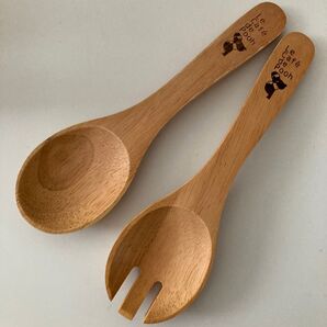 木製 スプーン サーバースプーン 木のスプーン 大きめのカトラリーセット