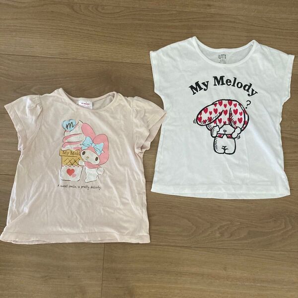 子供服 サイズ110 半袖Tシャツ 女の子 マイメロ ユニクロ GU まとめ売り