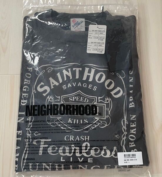【新品】Lサイズ SAINT MICHAEL × neighborhood セントマイケル × ネイバーフッド コラボTシャツ