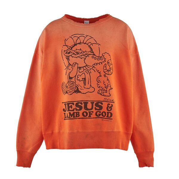【新品】XLサイズ セントマイケル SAINT MICHAEL クルーネックスウェット SM-YS8-0000-028