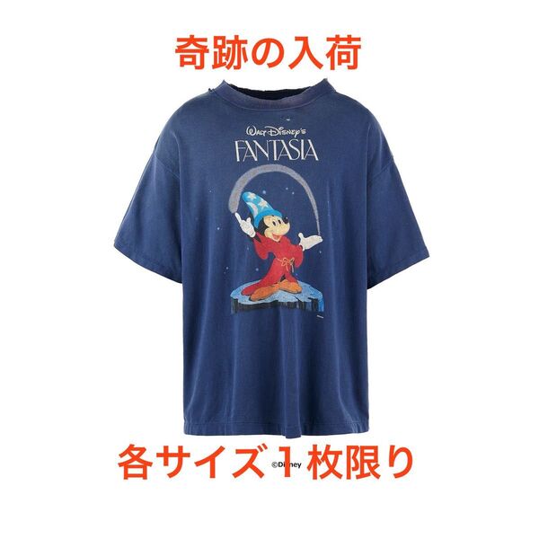 【新品】人気即完 Mサイズ SAINT MICHAEL × DISNEY FANTASIA セントマイケル コラボ Tシャツ