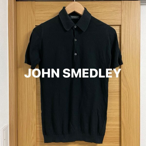 ジョンスメドレー JOHN SMEDLEY シーアイランドコットンシャツ S 半袖 ニット ポロシャツ