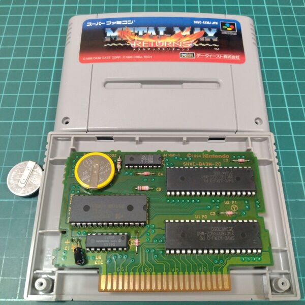 SFC メタルマックスリターンズ 正規品 電池交換 スーファミ SFC スーパーファミコン