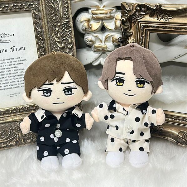 2セット ちびスト ちびぬい 洋服 セットアップ ぬい服 ヲタ活 メンカラ WEST. キンプリ はぴぬい