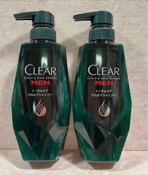 CLEAR(クリア) フォーメン トータルケア スカルプシャンプー 本体(ポンプ) 350g ×2メンズ 男性用 頭皮ケア