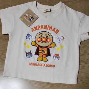アンパンマン 刺繍Tシャツ 90cm
