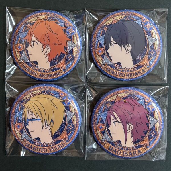 あんスタ Trickstar 横顔缶バッジ 明星スバル 氷鷹北斗 衣更真緒 遊木真 トリスタ 缶バッジ