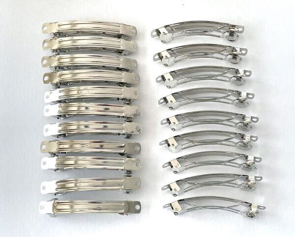 バレッタ金具 8cm 20個セット