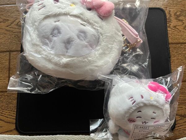 ちいかわ サンリオ ポシェット ちいかわ キティちいかわ サンリオ マスコットホルダー ちいかわ ハローキティ 新品未開封