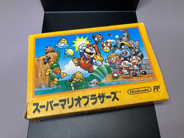 【箱説付】スーパーマリオブラザーズ 後期版 ファミコン FC