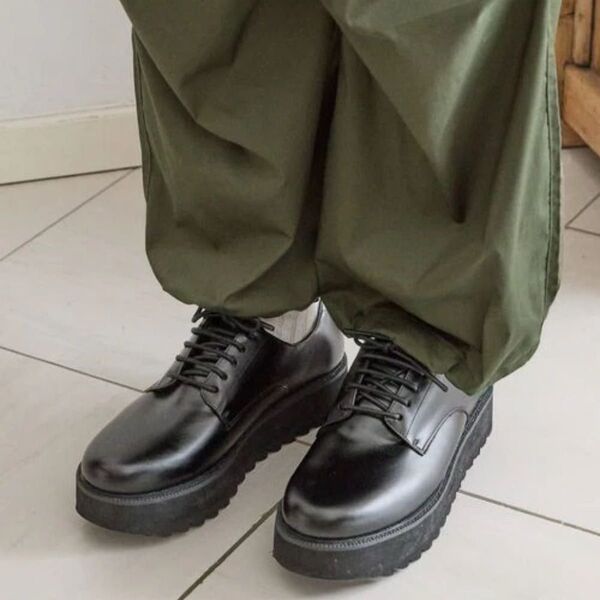 MENS LAKOLE シャークソールプレーントゥシューズ26.0〜26.5cm